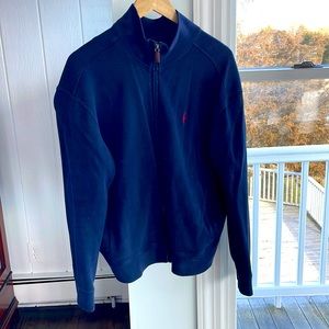 Polo by Ralph Lauren Full Zip 100% Cotton Sweater